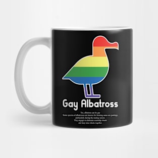 Gay Albatross G1w - Can animals be gay series - meme gift Mug